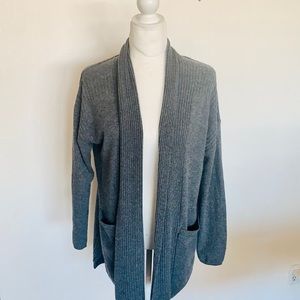 SPLENDID COLLECTION GREY OVERSIZED CARDIGAN